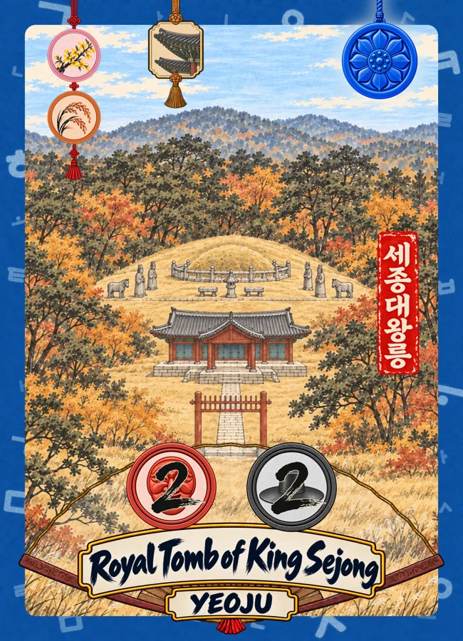 청색 할인을 주는 보유 카드 세종대왕릉